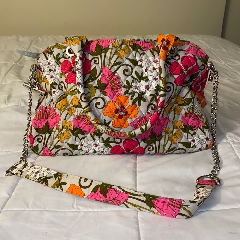 Vera Bradley Tea Garden Chain Strap Shoulder Purse